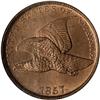 1857 Flying Eagle 1C NGC MS65