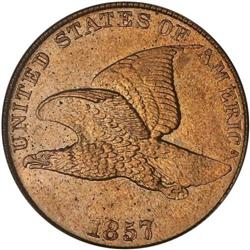 1857 Flying Eagle 1C PCGS MS64