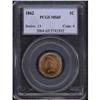 Image 1 : 1862 Indian Head 1C PCGS MS65
