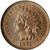 1874 Indian Head 1C NGC MS65 RB