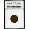 Image 3 : 1877 Indian Head 1C ANACS VF20 BR