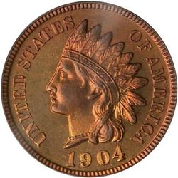 1904 Indian Head 1C PCGS PF66 RB