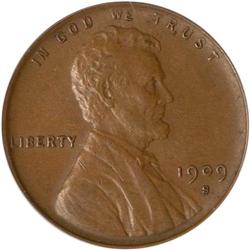 1909-S Lincoln 1C. VDB PCGS AU53