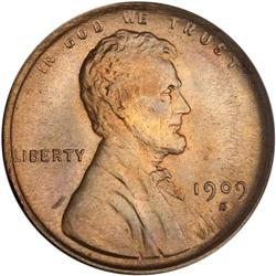 1909-S Lincoln 1C. S Over Horiz S PCGS MS65RD