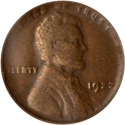 1922 Lincoln 1C. No D. Strong Reverse PCGS EF40