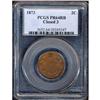 Image 3 : 1873 2C. Closed 3 PCGS PF64 RB