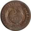 Image 2 : 1873 2C. Open 3 PCGS PF64 BR
