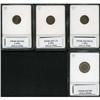 Image 2 : Lot of Four Three-Cent Pieces