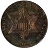 Image 1 : 1861 Silver 3C PCGS MS65