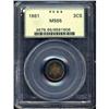 Image 3 : 1861 Silver 3C PCGS MS65