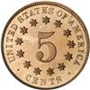 Image 2 : 1872 Shield Nickel. PCGS PF66