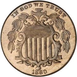 1880 Shield Nickel
