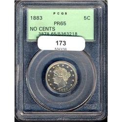 1883 Liberty Nickel. Without "CENTS