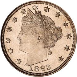 1883 Liberty Nickel. Without "CENTS