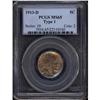 Image 3 : 1913-D Buffalo 5C. Type 1 PCGS MS65