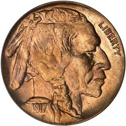 1917 Buffalo Nickel. PCGS MS65