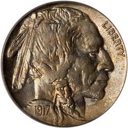 1917-S Buffalo 5C PCGS MS64