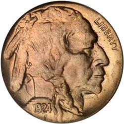 1924 Buffalo Nickel. PCGS MS65