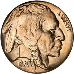 1930 Buffalo Nickel. PCGS MS66