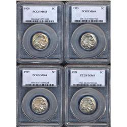 Lot of Four Buffalo Nickels