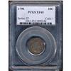 Image 3 : 1796 Draped Bust Dime. JR-4. PCGS EF45