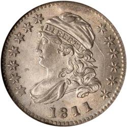 1811/9 Bust 10C JR-1. NGC MS65