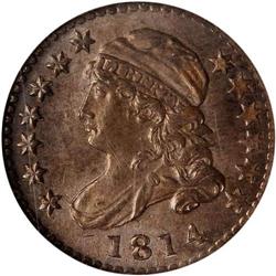 1814 Bust 10C. Lg Date NGC MS66