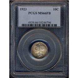 1923 Mercury 10C PCGS MS66 FB