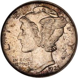 1925-D Mercury 10C PCGS MS64 FB