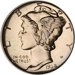 1938 Mercury 10C PCGS Proof 66