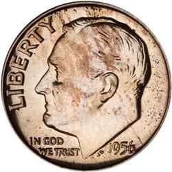 1956 Roosevelt 10C PCGS Proof 65