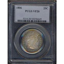 1806 Bust 25C PCGS VF20
