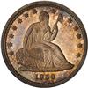 Image 1 : 1839 Liberty Seated 25C No Drapery NGC MS66