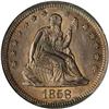 Image 1 : 1858-S Liberty Seated 25C ANACS MS61