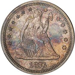 1876-S Liberty Seated 25C PCGS MS65