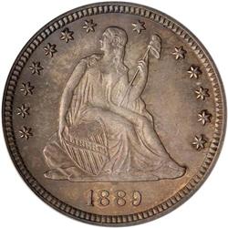 1889 Liberty Seated 25C PCGS MS65