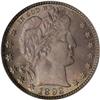 Image 1 : 1892 Barber 25C PCGS MS66