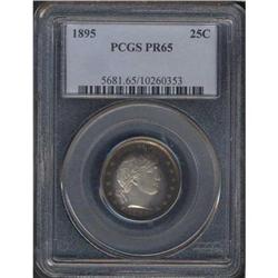 1895 Barber 25C PCGS Proof 65