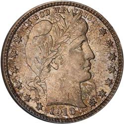 1910 Barber 25C NGC MS65