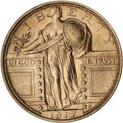 1917 Liberty Standing 25C. Type 1 PCGS MS65 FH