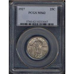 1927 Liberty Standing 25C PCGS MS62
