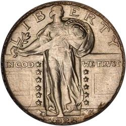 1928-D Liberty Standing 25C PCGS MS65