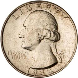 1932-S Washington 25C PCGS MS64