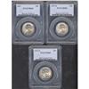 Image 3 : Lot of Three Washington Quarter Dollars