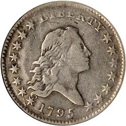 1795 Flowing Hair 50C ANACS VF20