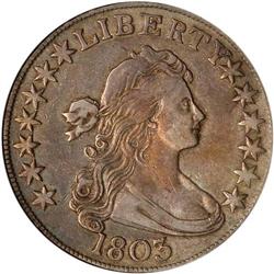 1803 Bust 50C. Lg 3, O-101, ANACS EF40