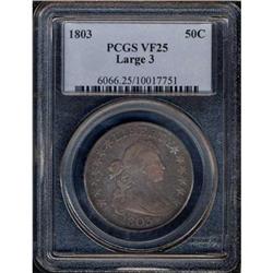1803 Bust 50C. Lg 3 PCGS VF25