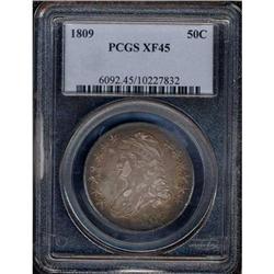 1809 Bust 50C PCGS EF45