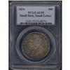 Image 1 : 1834 Bust 50C. Sm Date & Letters PCGS AU55
