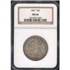Image 3 : 1857 Liberty Seated 50C NGC MS66
